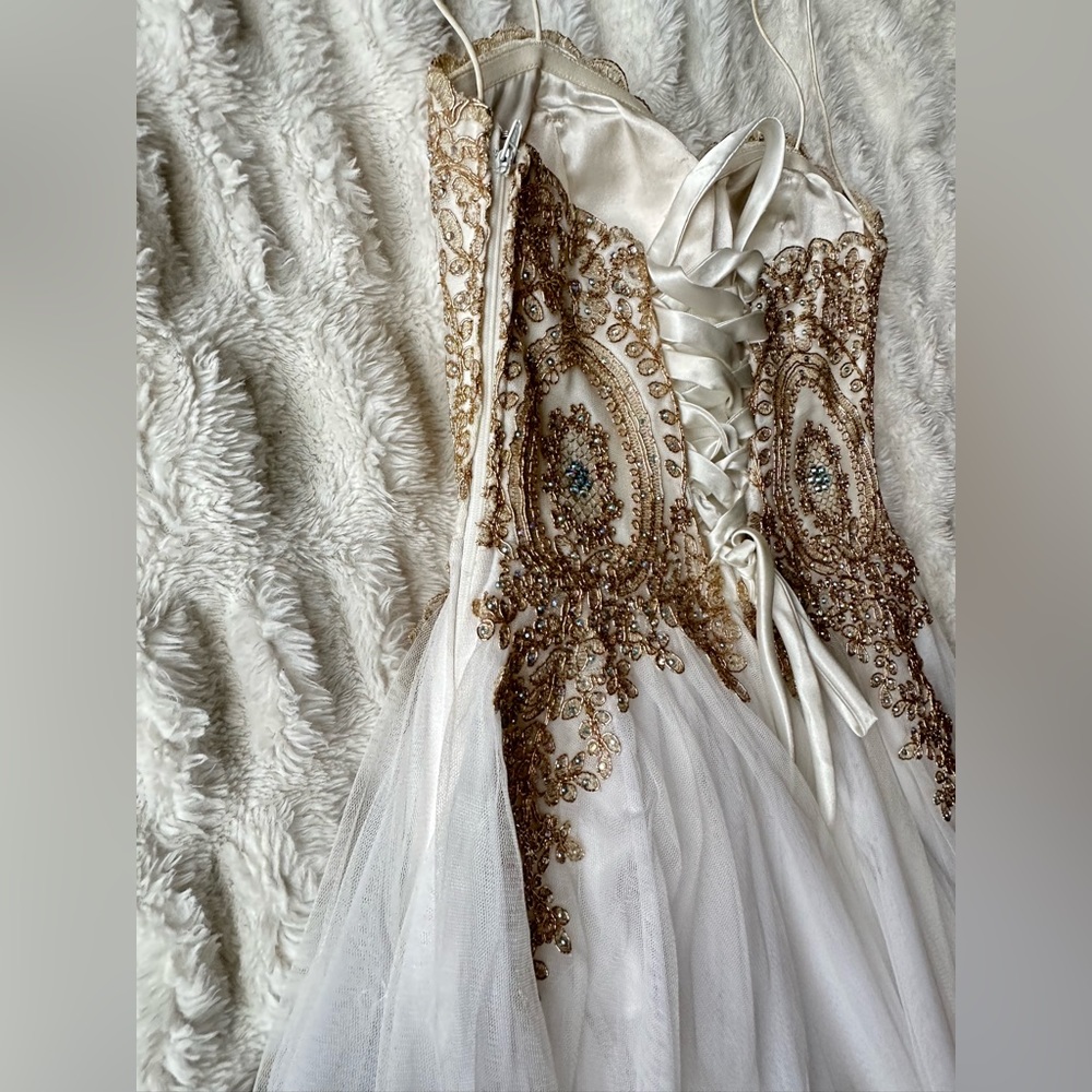 ELEGANT PRINCESS PROM DRESS - Picture 6 of 13